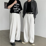 Riolio  White Baggy Jeans Men Oversized Casual Wide Leg Jeans Men Streetwear Korean Loose Straight Jeans Mens Denim Trousers S-3XL