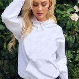 Riolio Men's and Women's Solid Color Pocket Hoodies Sports Fitness Sweatshirts Fashionable Casual Pullovers Multi Color