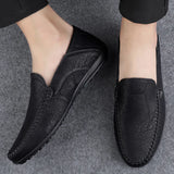 Riolio  Men's Casual Shoes Four Seasons Plus Size 47 Soft Sole Comfort Outdoor Fashion Youth Business Shoes Driving Shoe