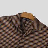 Riolio Men's Jackets Plaid Lapel Long Sleeve Button Fashion Casual Male Crop Coats Spring Streetwear Thin Jackets S-5XL INCERUN