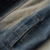 Riolio  Denim Vest Men Sleeveless Vintage Moto Biker Jean Jacket Coat Fashion Casual Men’s Hip Hop Denim Waistcoat Ripped Streetwear