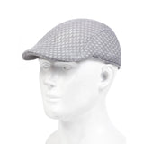 Riolio Men Mesh Breathability Newsboy Caps British Painters Hats Spring and Summer Flat Cap Hip Hop Berets