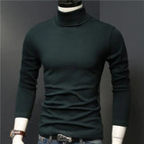 Riolio Man Thermal Turtleneck Casual Sleepwear Shirt S-2XL Sleeve Long Slim Coat 5colors Basic Sweater Bottom Winter