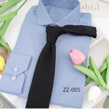 Riolio  Classic Knitted Neck Ties For Men Women 6cm Soft Narrow Green Navy Neckties Casual Shirt Daily Wear Suit Accessories Cravat Gift
