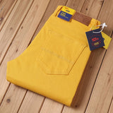 Riolio  White Spring Autumn All-match Business Casual Trousers Male Clothes Jeans Men's Fashion Straight Elastic Cotton Denim Pants