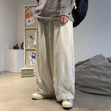 Khaki Corduroy Wide Leg Pants for Men Oversize Wide Leg Trousers Baggy Wide Pants Men Vintage Streetwear Hip Hop