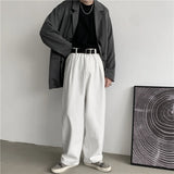 Riolio  White Baggy Jeans Men Oversized Casual Wide Leg Jeans Men Streetwear Korean Loose Straight Jeans Mens Denim Trousers S-3XL