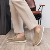 Riolio  Fashion plus size men's casual single shoes with soft soles foot covers lazy shoes men's board shoes