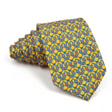 Riolio  High Quality Classic Men's 7.5cm Tie Soft Smooth Green Blue Colorful Paisley Flower Necktie Daily Wear Business Accessories Gift