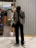 Riolio Korean Sle Men's Wide Leg Suit Pants Loose Casual Straight Leg Long Trousers Versatile Autumn Spring Faion Brand