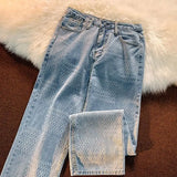 Riolio  Spring Autumn Vintage Loose Casual Fashion Straight Jeans Hombre Hip Hop Harajuku Y2K Denim Pants Male Streetwear Trousers Men