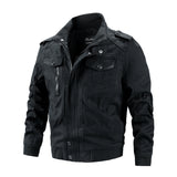 Riolio Thick Jacket Men's Workwear Jacket Fashionable and Trendy Casual Jacket Cold Resistant Jacket Windproof Warm Men's Casual Jacket