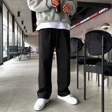 Riolio Korean Style High-end Straight-leg Casual Pants Men's Spring Summer Loose Trousers American 2025 New Trendy Wide-leg Pants Chic