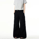 Riolio  Mens Pants Cargo Multi-Pocket Casual Pants Autumn Streetwear Fashion Daily Micro-Flared Wide-Leg Pants Men'S Clothing New