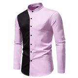 Riolio Luxury Clothes Men Blusas Estampadas Dress Shirt Patchwork Color Wedding Party Social Festival Hombre Steampunk Gentleman Shirts