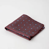 Riolio  24cm Korean Striped Plaid Pocket Square Men Young Boys Brown Casual Handkerchief Scarf Personalized Versatile Suit Pocket Towel