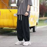 Riolio  Versatile Trendy Casual Pants Harajuku Lazy Pop Art Style Ins Simple Fashion New Style