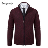 Riolio New fashion men's knitted sweater cardigan Joker comfortable warm casual coat