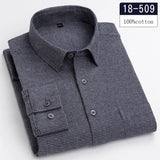 Riolio  Luxury high-quality100%cotton houndstooth full shirts for men slim fit Casual shirt long-sleeve plaid soft designer clothes ropa