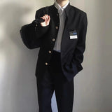 Riolio Japanese Style School Uniform Dk Blazers Men's Western-style Suit Streetwear High Coolness Fashion Matching Explosion Streetsuit