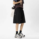 Riolio  Quick drying shorts for men in summer thin straight leg casual five quarter pants men's loose basketball sports shorts