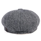 Riolio Retro Newsboy Caps Men British Painters Hats Autumn Winter Berets Herringbone Flat Cap Hip Hop Berets