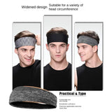 Riolio Sweatband for Men Women Elastic Sport Hairbands Head Band Yoga Headbands Headwear Headwrap Sports Hair Accessories Safety Band