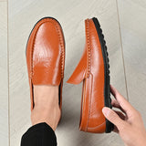 Riolio  Men Shoes Casual Luxury Brand Formal Mens Loafers Moccasins Italian Breathable Slip on Male Boat Shoes Plus Size 46
