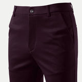 Riolio Summer Spring Male Casual Pants Business Suit Pants Khaki Classic Men's Dress Pants Flexible Office Clothes