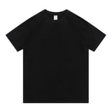 Riolio  Small Neck T-shirts Men 350gsm Cotton Solid Color Male Short-sleeved T-shirt Spring Summer Loose Bottoming Shirt Casual T Shirts