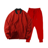 Riolio  Men's Fitness Sports Style Outdoor Casual Zipper Set In Stock