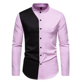 Riolio Luxury Clothes Men Blusas Estampadas Dress Shirt Patchwork Color Wedding Party Social Festival Hombre Steampunk Gentleman Shirts