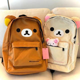 Riolio  Rilakkum Backpack Anime Student School Shoulder Bag Kids Cute Travel Backpack Children Birthday Gift