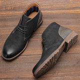 WELL DRESSED MEN  Size 7-12 Men Desert Boots Retro American style Men Ankle Boots