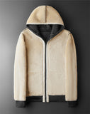 Riolio Winter Lambswool Coats Thicken Warm Jackets Long Sleeve Zipper Hoodies Casual Sports Fleece Black Coat Hooded Men Women Jacket