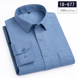 Riolio  Luxury high-quality100%cotton houndstooth full shirts for men slim fit Casual shirt long-sleeve plaid soft designer clothes ropa