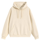 Riolio  Autumn Men's Pullover Hoodies Fashion Mens Long Sleeve Solid Color Hooded Coats Mens Sports Breathable Sweatshirts Clothing 4XL