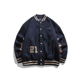 Riolio  Vintage Varsity Jacket Men Embroidered Bomber Jacket Women Youth Campus Spring Autumn Baseball Jackets Men Clothes