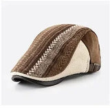 Riolio Adjustable Newsboy Hats for Men Flat Cap Male Irish Cabbie Gatsby Tweed Ivy Berets