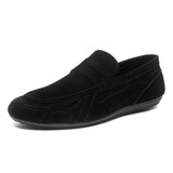 Riolio  Hot selling plus size men's casual single shoes breathable one foot lazy shoes soft soled driving shoes