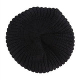 Riolio Men Women Beanie Knit Crochet Black Gray Hat Autumn Winter Soft Warm Loose Cap Skull Ski Hat Dance Bonnet Casual Fashion Cap
