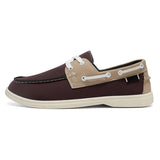 Riolio  Non Slip Men Casual Leather Shoes Loafers New Round-toe Comfortable Flats Driving Shoes Vintage Shoes for Men Zapatos 39-46