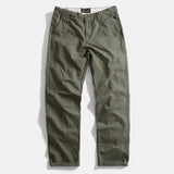 Riolio Casual Pants Men Solid Vintage Fashion Spring Autumn Harajuku Japanese Style All-match Straight Trousers New Pockets High Street