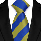 Riolio  Luxury 8CM Mens Necktie Green Color Floral Paisley Ties For Man Groom Jacquard Woven Neck Tie For Business Wedding Party