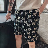 Riolio  Summer Men's Silky Shorts Casual Loose 5-Inch Trendy Thin Beach Shorts for Outdoor Wear Premium Quality