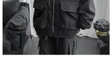 Riolio Fall Winter Thickened Work Jacket Korean Style Trendy Hooded Jacket Men 2025 New Versatile Loose Fashion Top Aesthetic Urban