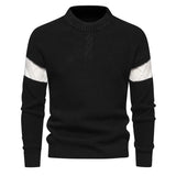 Riolio 5 Styles Autumn and Winter New Men's Sweaters Warm and Skin-friendly Elastic Sweaters Pullover Knit Sweater