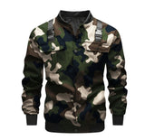 Riolio  Spring Autumn Men's Camo Bomber Jackets Fashion Men MA-1 Pilot Baseball Uniform Coats Mens Sports Windbreaker Jacket Clothing