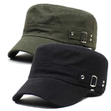 2pcs Unisex Flat-brim Sun Hats Men and Women for Outdoor Sports, Travel, and Casual Wear