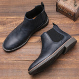 Riolio 40-46 Ankle boots brand comfortable fashion boots leather